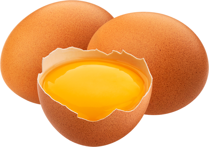 Egg Yolk in Eggshell 